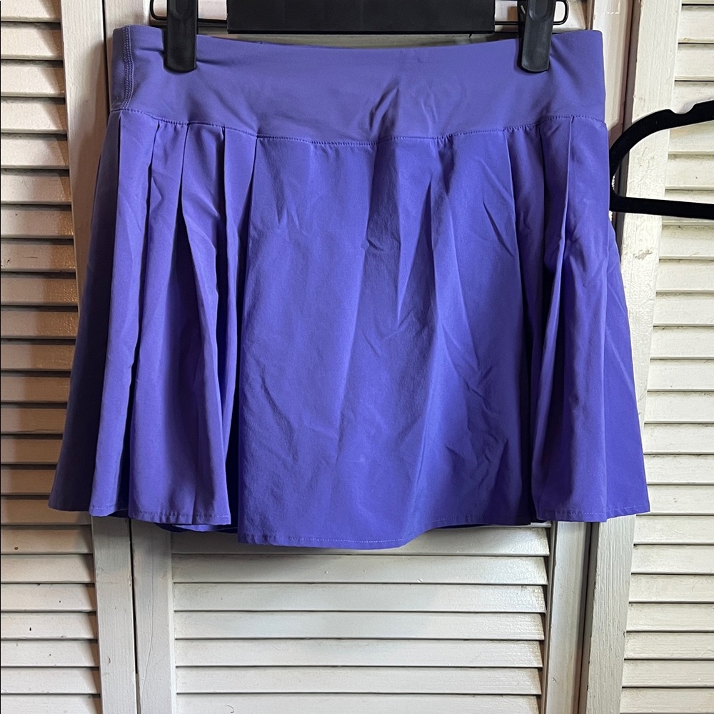 Lululemon Athletica Deep Purple Side Pleated Tennis Skirt